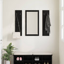 Vægmonteret Jakkeholder Vægmonteret Sort eg 96 x 1,5 x 90 cm