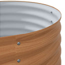 Hævet bed Brun 400 x 80 x 81 cm Stål