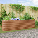 Hævet bed Brun 320 x 80 x 81 cm Stål