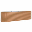 Hævet bed Brun 320 x 80 x 81 cm Stål