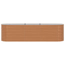 Hævet bed Brun 320 x 80 x 81 cm Stål