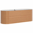 Hævet bed Brun 240 x 80 x 81 cm Stål