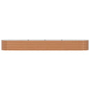 Hævet bed Brun 400 x 80 x 44 cm Stål