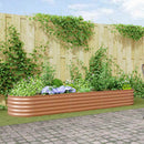 Hævet bed Brun 320 x 80 x 44 cm Stål