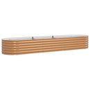 Hævet bed Brun 320 x 80 x 44 cm Stål