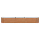 Hævet bed Brun 320 x 80 x 44 cm Stål