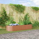 Hævet bed Brun 240 x 80 x 44 cm Stål