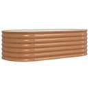 Hævet bed Brun 160 x 80 x 44 cm Stål