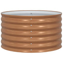 Hævet bed Brun 80 x 80 x 44 cm Stål