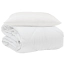 Sommer dyne med pude 2 stk. Hvid Microfiber