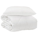 Årsdækkende Dyne med pude 2 stk. Hvid Microfiber