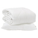 Årsdækkende Dyne med pude 2 stk. Hvid Microfiber