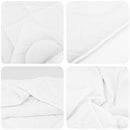 Årsdækkende Dyne med pude 2 stk. Hvid Microfiber
