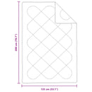 Dyne med pude 2 stk. Hvid Microfiber