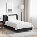 Dyne med pude 2 stk. Hvid Microfiber