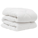 Dyne med pude 2 stk. Hvid Microfiber