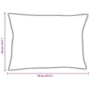 Dyne med pude 2 stk. Hvid Microfiber
