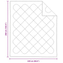 Sommer dyne med pude 3 stk. Hvid Mikrofiber