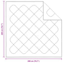 Vinter dyne med pude 3 stk. Hvid Microfiber
