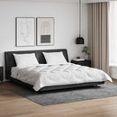 Dyne med puder 200 x 200 cm 350+200 GSM Microfiber Hvid