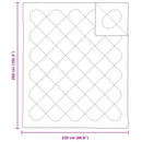 Dyne med puder med pude 3 stk. Hvid Microfiber