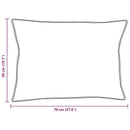 Dyne med puder med pude 3 stk. Hvid Microfiber