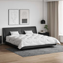 Dyne med puder med pude 3 stk. Hvid Microfiber