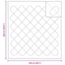 Dyne med puder med pude 3 stk. Hvid Microfiber