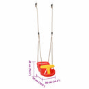 Babygynge 2 pcs Rød 36 x 43 x 42 cm Plastik