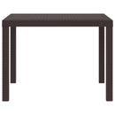 Havemøbel Bord Brun 100 x 100 x 73 cm polyrattan