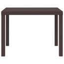 Havemøbel Bord Brun 100 x 100 x 73 cm polyrattan