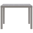 Havemøbel Bord Lysegrå 100 x 100 x 73 cm polyrattan