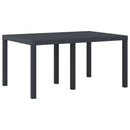 Havemøbel Bord Antracit 150 x 100 x 73 cm polyrattan