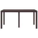 Havemøbel Bord Brun 150 x 100 x 73 cm polyrattan