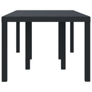 Havemøbel Bord Antracit 200 x 100 x 73 cm polyrattan