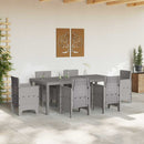 Havemøbel Bord Lysegrå 200 x 100 x 73 cm polyrattan