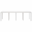 Havemøbel Bord Hvid 250 x 100 x 73 cm polyrattan