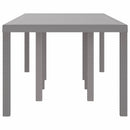 Havemøbel Bord Lysegrå 250 x 100 x 73 cm polyrattan