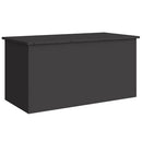 Udendørs Opbevaringskasse Sort 100 x 50,5 x 50 cm Stål