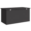 Udendørs Opbevaringskasse Sort 100 x 50,5 x 50 cm Stål