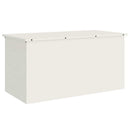 Udendørs Opbevaringskasse Hvid 100 x 50,5 x 50 cm Stål
