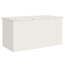 Udendørs Opbevaringskasse Hvid 100 x 50,5 x 50 cm Stål
