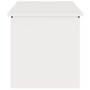 Udendørs Opbevaringskasse Hvid 100 x 50,5 x 50 cm Stål