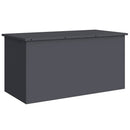 Udendørs Opbevaringskasse Antracit 100 x 50,5 x 50 cm Stål