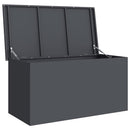 Udendørs Opbevaringskasse Antracit 100 x 50,5 x 50 cm Stål