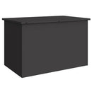Udendørs Opbevaringskasse Sort 80 x 50,5 x 50 cm Stål