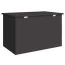 Udendørs Opbevaringskasse Sort 80 x 50,5 x 50 cm Stål