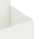 Udendørs Opbevaringskasse Hvid 80 x 50,5 x 50 cm Stål