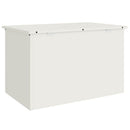 Udendørs Opbevaringskasse Hvid 80 x 50,5 x 50 cm Stål