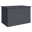 Udendørs Opbevaringskasse Antracit 80 x 50,5 x 50 cm Stål